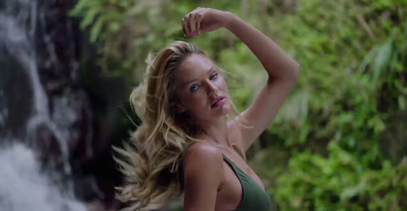 Illustration for article titled Victoria's Secret Swimsuit Special or Jurassic Park Film?
